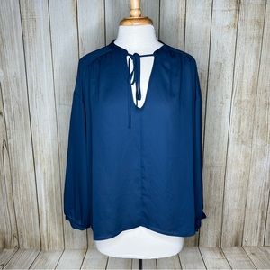 Cynthia Steffe Blue Blouse